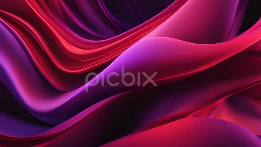 Abstract 3d Gradient Wallpaper With Red and Violet Hues for Desktop