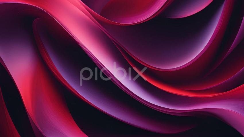 Red and Violet Gradient Desktop Backgrounds With a Stylish 3d Abstract Look