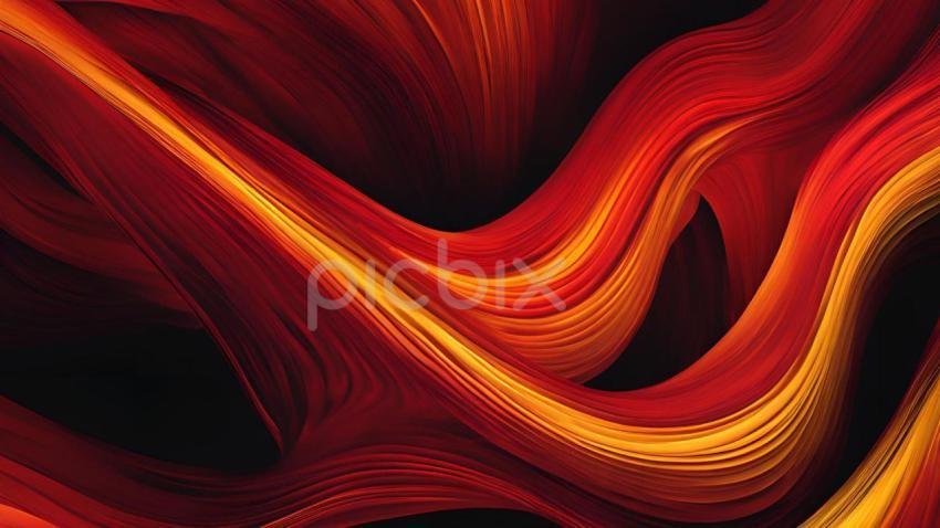 Unique 3d Gradient Backgrounds Featuring Red and Yellow Hues for Creative Projects