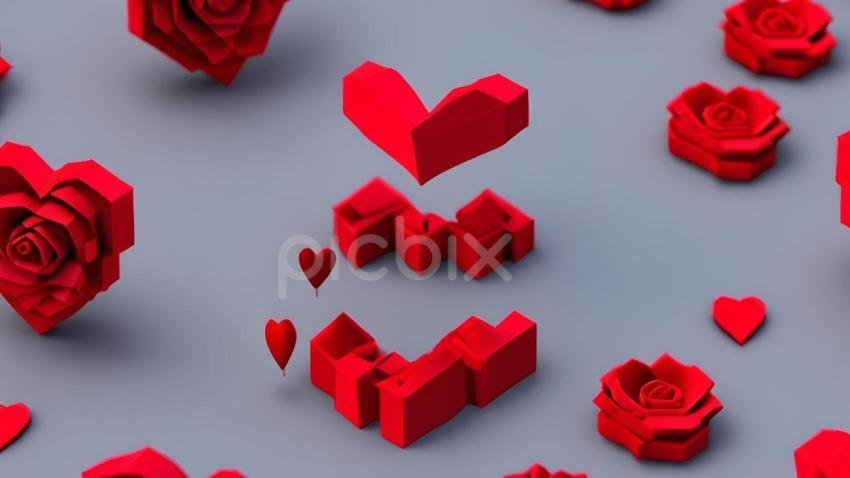 valentines day digital background