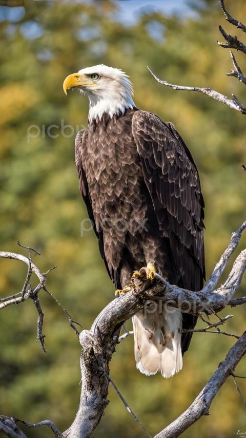 young bald eagle pictures