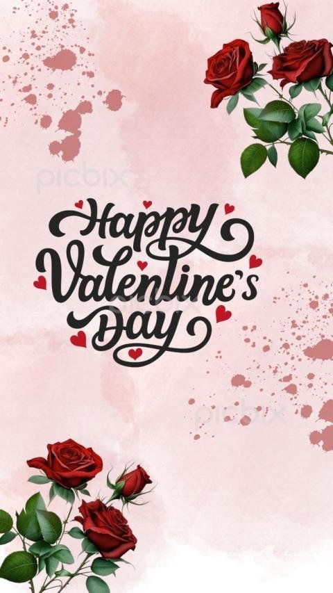 Valentines Day background phone