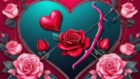 valentine day poster background photo and picture